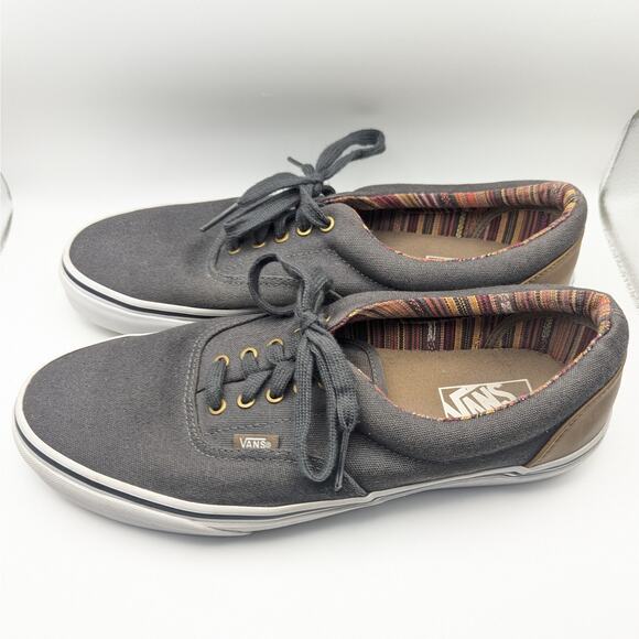 Vans Era 59 Frost Gray Low Top Lace Up Fashion Skater Sneakers Size 10/12 - Picture 4 of 9